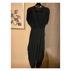 Silk jumpsuit from INTERMIX, NYC. So soft.